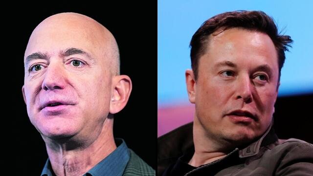 Jeff Bezos and Elon Musk