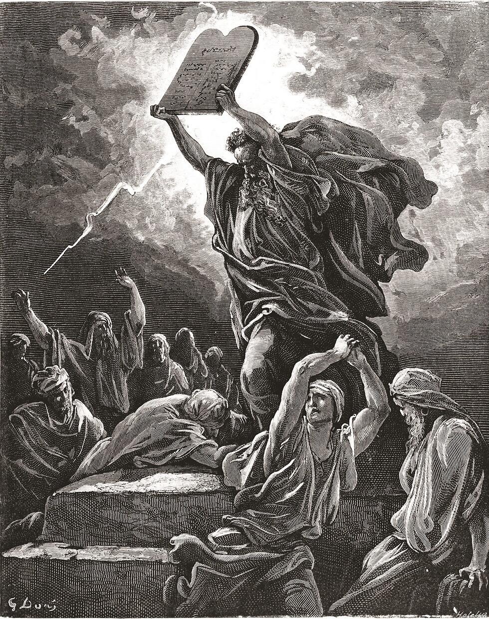 Moses Breaking the Tablets of the Law 