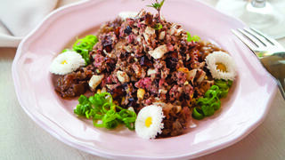 כבד קצוץ וחצילים