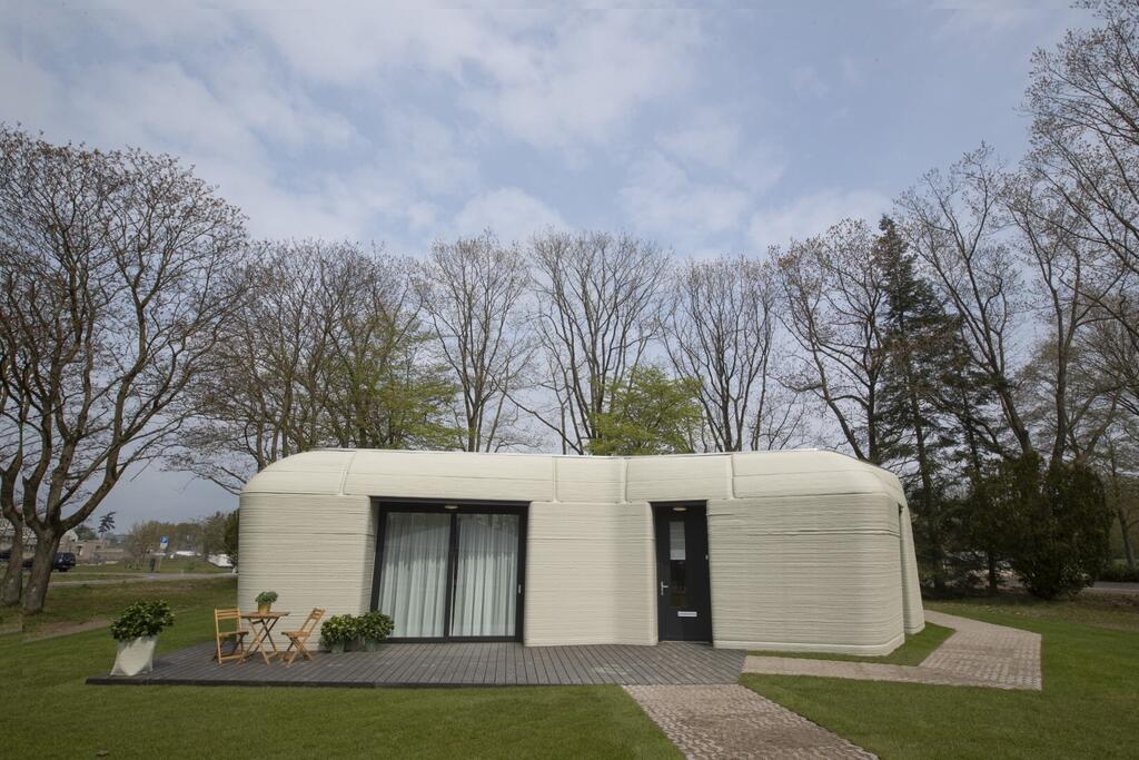 A printed house, the Netherlands (photo: AP) בית מודפס הולנד