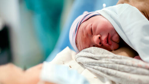 Фото: shutterstock новорожденный малыш