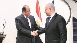 עבאס כאמל עם בנימין נתניהו