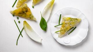 כיסוני סמוסה אפויים מדפי אורז