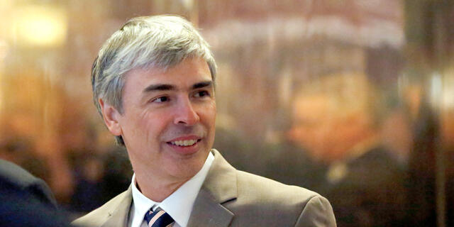 The second-richest person in the world today is Google co-founder Larry Page (Photo: Reuters) לארי פייג'