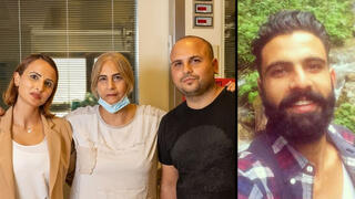 האח אבי, האם לידה והאחות לאה ליד חדרו של סעידיאן, השבוע