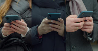 שימוש בסמארטפון