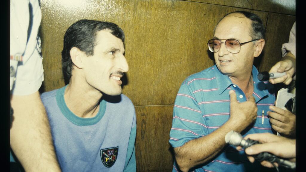 Herzl Avitan (left) (Photo: Michael Karmer) הרצל אביטן (השמאלי)