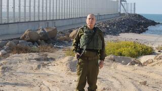 מכשול הפלדה שהוקם בגבול רצועת עזה