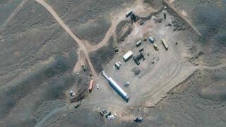 הפיצוץ המסתורי במתקן הגרעין בנתנז מהאוויר