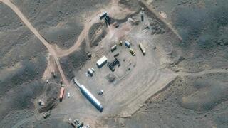 הפיצוץ המסתורי במתקן הגרעין בנתנז מהאוויר