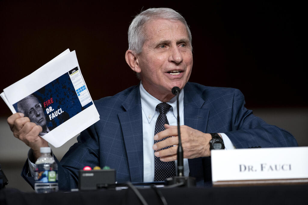 Dr. Anthony Fauci (Photo: AP) אנתוני פאוצ'י בשימוע בסנאט