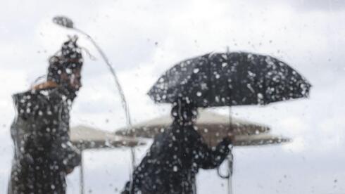 סופת "אלפיס" בנמל בתל אביב