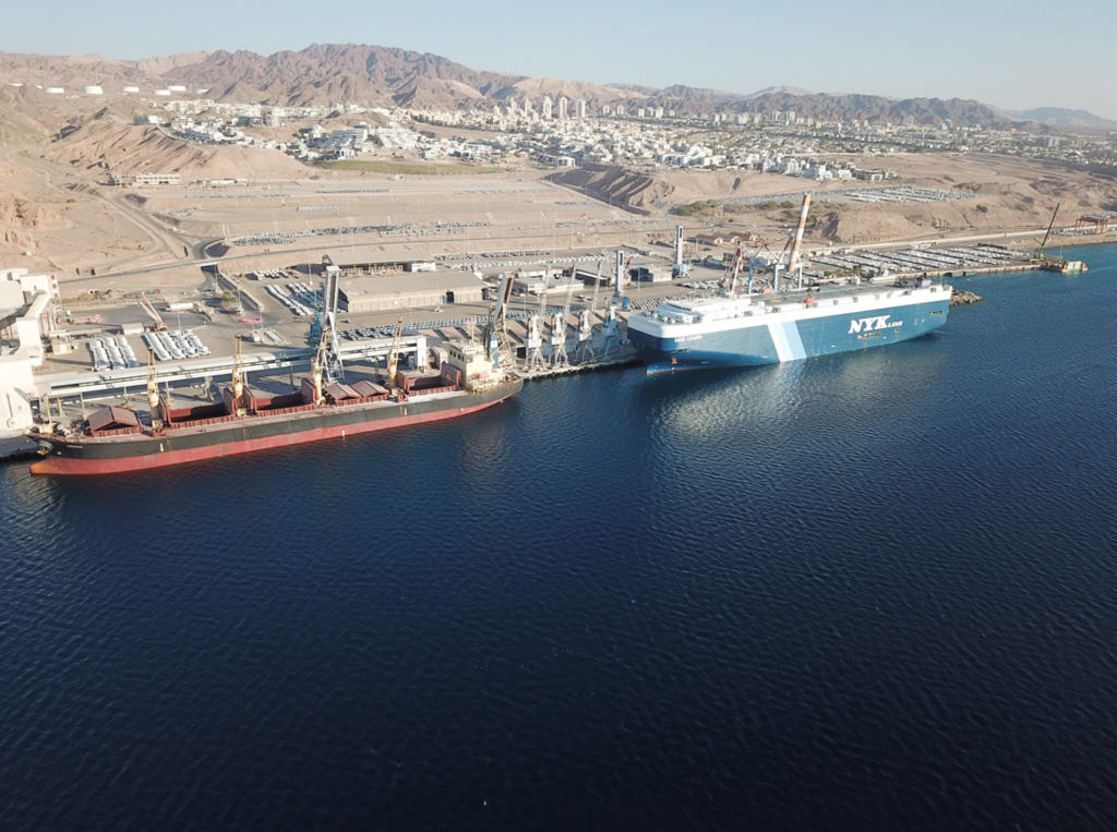 Eilat Port (Photo: Yair Sagi) נמל אילת