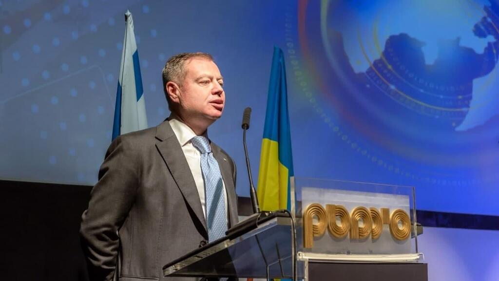 Ukrains ambassador to Israel, Yevgen Korniychuk ( Photo: Ukraine embassy) יבגן קורניצ'וק