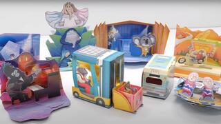 כבר לא מפלסטיק. הצעצועים החדשים של מקדונלד'ס מנייר