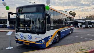 אוטובוס חשמלי חדש של חברת דן