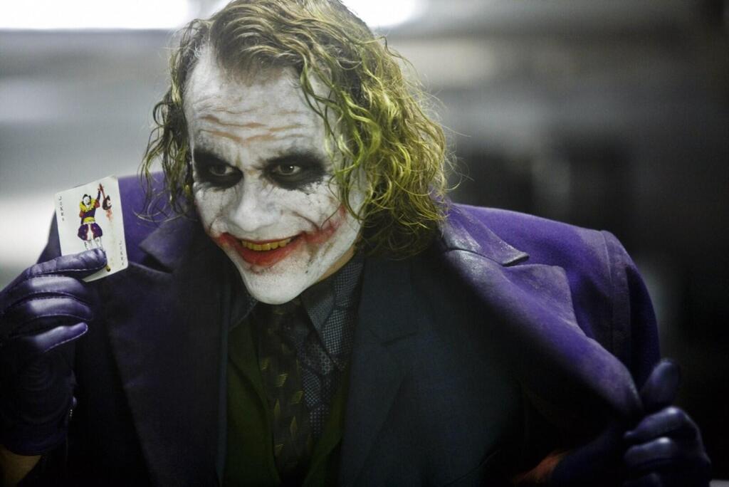 One of the greatest villains in film history. From 'The Dark Knight' מתוך "האביר האפל"