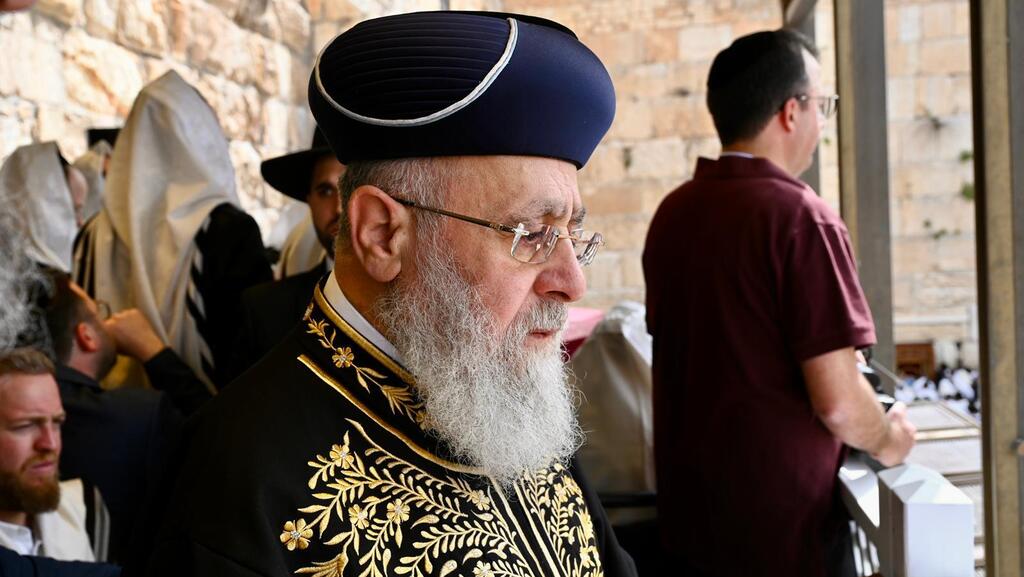 הרב יצחק יוסף בברכת כהנים