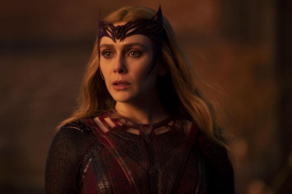 Elizabeth Olsen as Wanda Maximoff in the Marvel universe across six films and two TV series מתוך "דוקטור סטריינג' בממדי הטירוף"