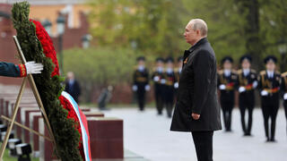 ולדימיר פוטין במצעד הניצחון