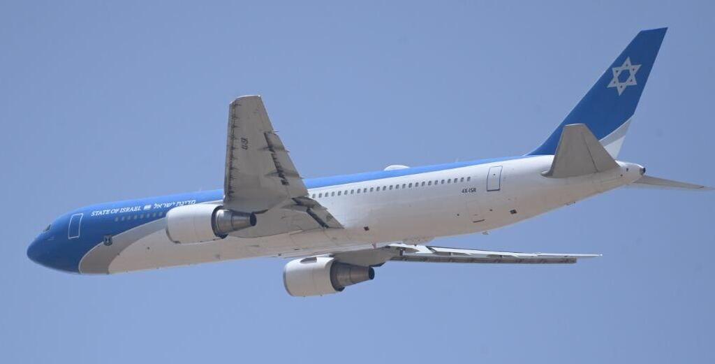 המראת מטוס ראש הממשלה - מועבר מנתב''ג לנבטים