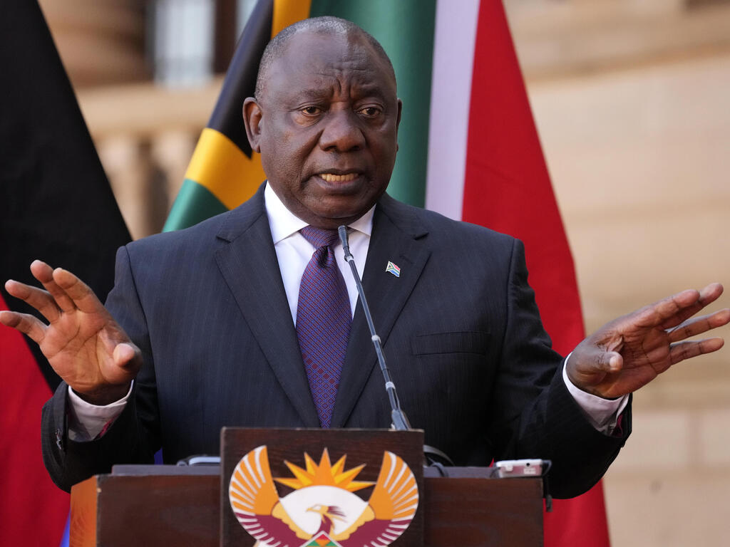 נשיא דרום אפריקה סיריל רמפוזה