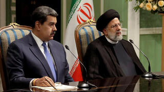 נשיא איראן איברהים ראיסי נשיא ונצואלה ניקולס מדורו ב טהרן