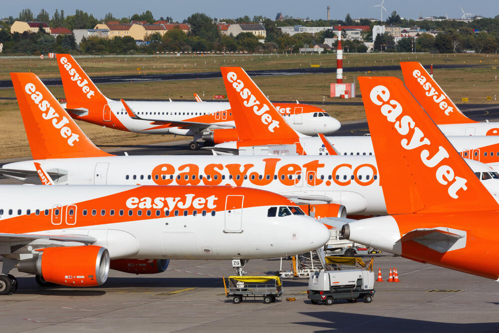 EasyJet (Photo: Shutterstock) מטוסי של חברת איזיג'ט