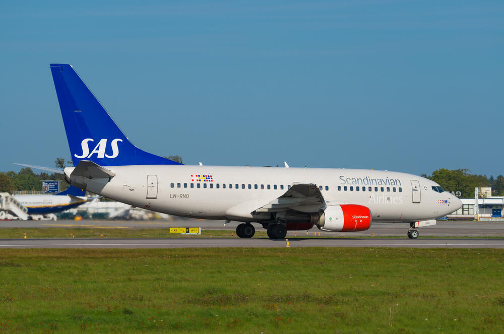 מטוס של חברת סקנדינביאן איירליינס