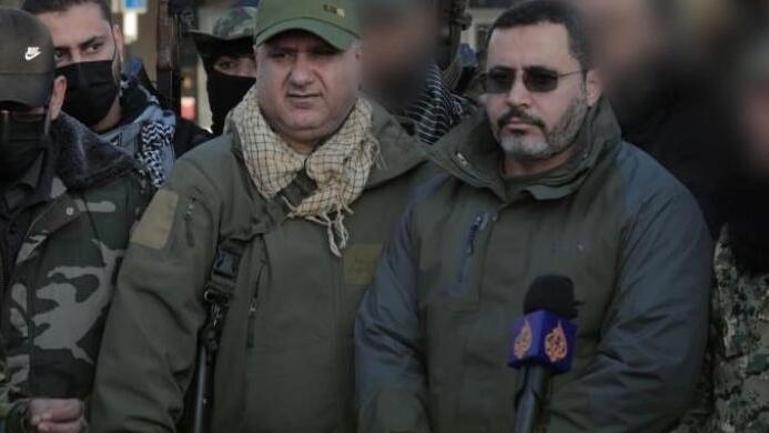 חאלד מנסור עם תייסיר ג׳עברי