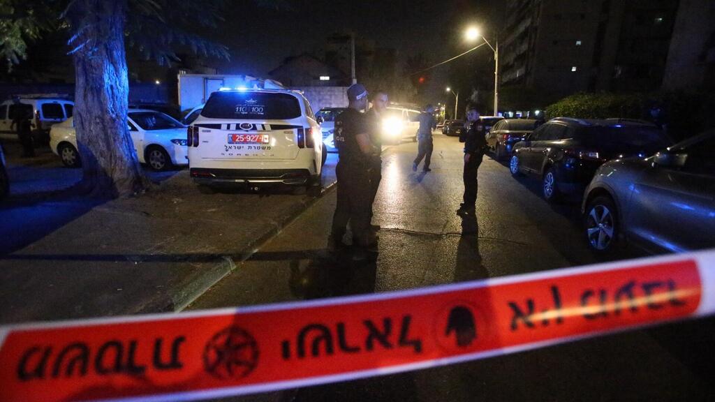 Полицейское оцепление (Фото: Шауль Голан, архив) זירת הירי בלוד