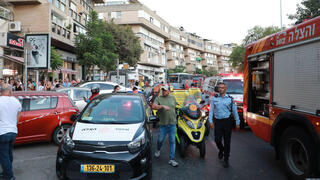 זירת תאונת הדרכים הקשה בכיכר המדינה