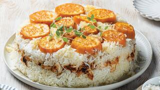 מקלובה בטטות ועוף 