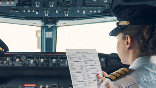 טייסת וטייס בתא הטייס, אילוסטרציה