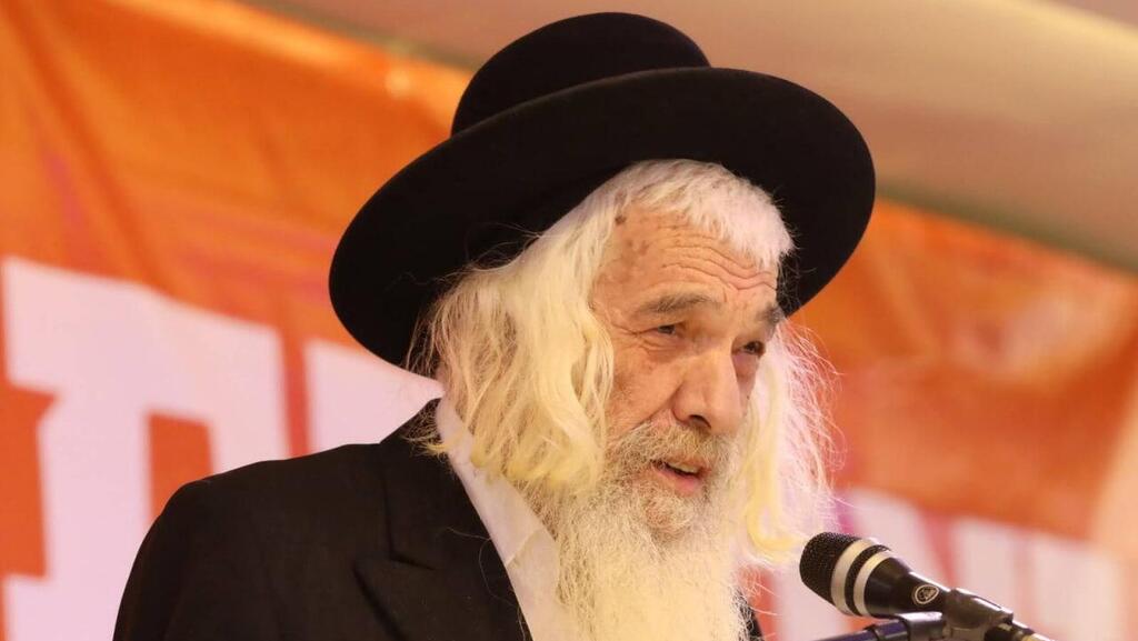 Rabbi Asher Deutsch, leader of the hardline Jerusalem Faction and head of the Ponevezh Yeshiva (Photo: Ronen Shteltzer) אשר דויטש