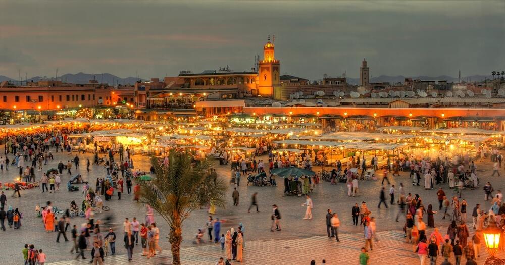 Jemaa el-Fnaa square in Marrakesh (Photo: Shutterstock) כיכר ג'אמע אל-פנא במרקש