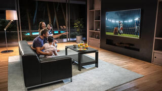 צפייה במשחק כדורגל