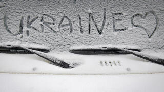 קייב אוקראינה שלג חורף