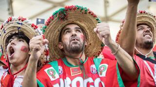 אוהדי נבחרת מרוקו חוגגים