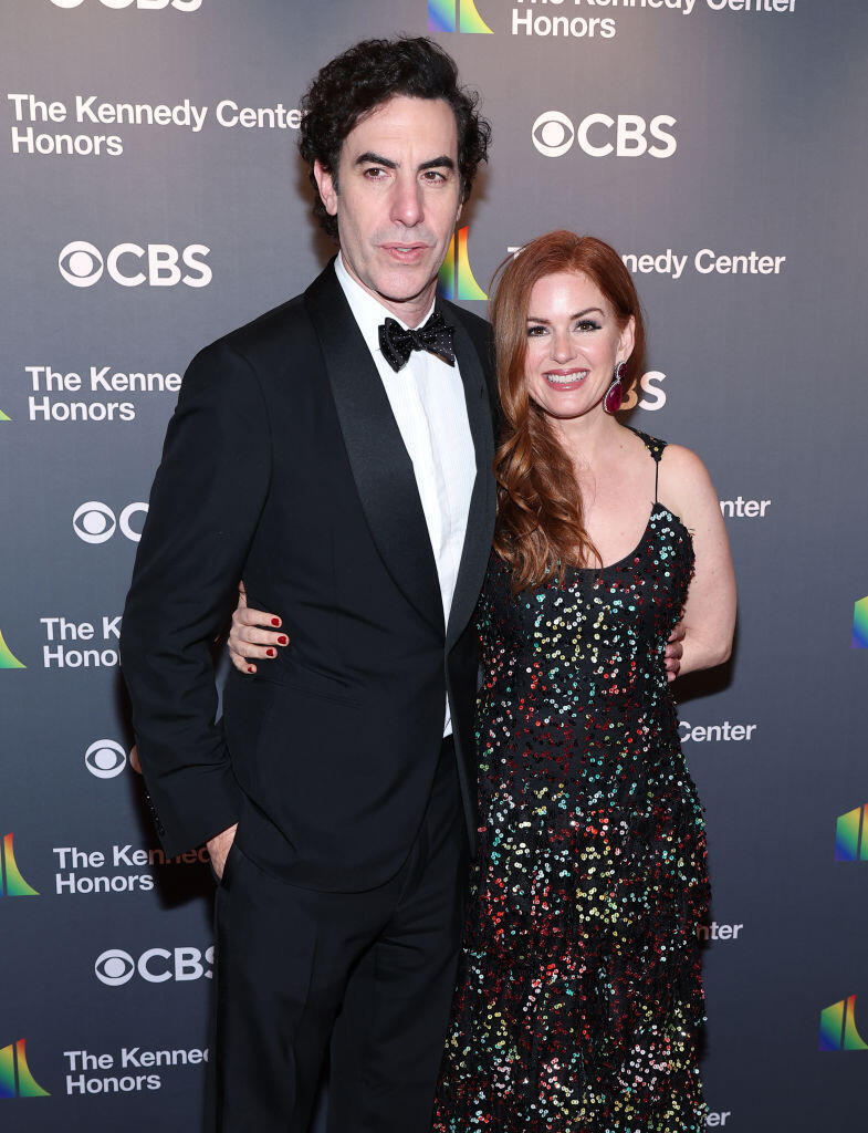 ביוש. עם סשה ברון כהן (צילום: GettyImages) סשה ברון כהן איילה פישר