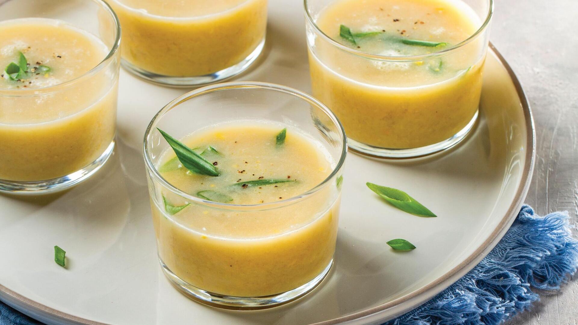 מרק תירס מהיר