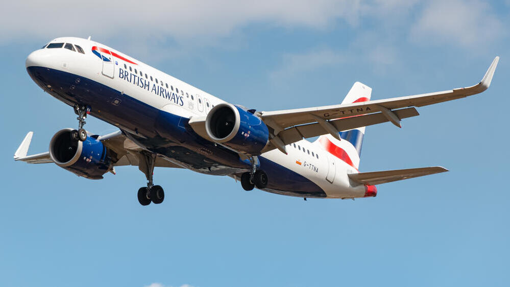 British Airways (Photo: Shutterstock) מטוס איירבוס A320neo של בריטיש איירווייז