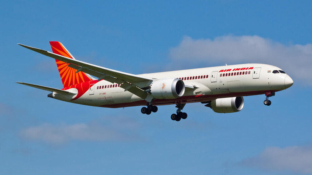 מטוס של חברת אייר אינדיה