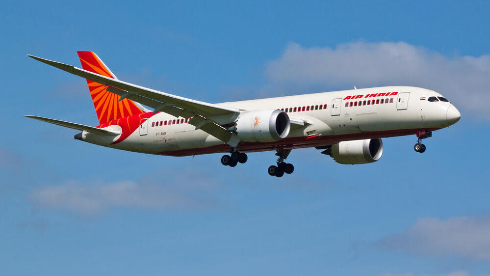 Air India aircraft (Photo: Shutterstock) מטוס של חברת אייר אינדיה