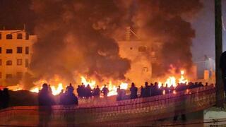 מתנחלים הציתו אש בחווארה בעקבות הפיגוע