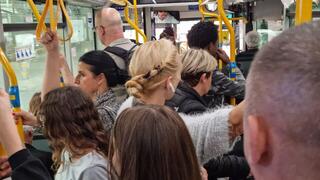 עומסים בקו 66 בתל אביב