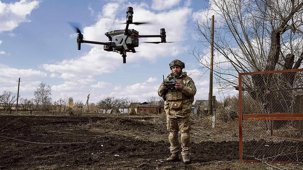 Drone used by the military in Ukraine (Photo: AP) רחפן בשימוש במלחמה באוקראינה