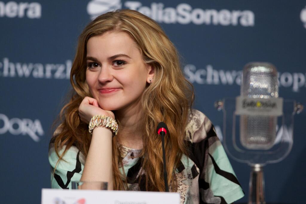 Emmelie de Forest in Eurovision 2013 (Getty Images) אמילי דה פורסט באירוויזיון 2013