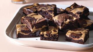 בראוניז גבינה-שוקולד-קפה