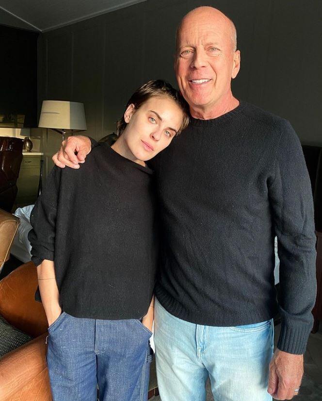 Bruce Willis and Tallulah (Photo: Instagram) ברוס וויליס טלולה
